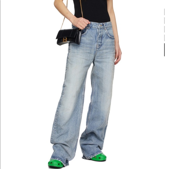 AUTHENTIC - BALENCIAGA Black XS Hourglass Shoulder Bag - Picture 3 of 8